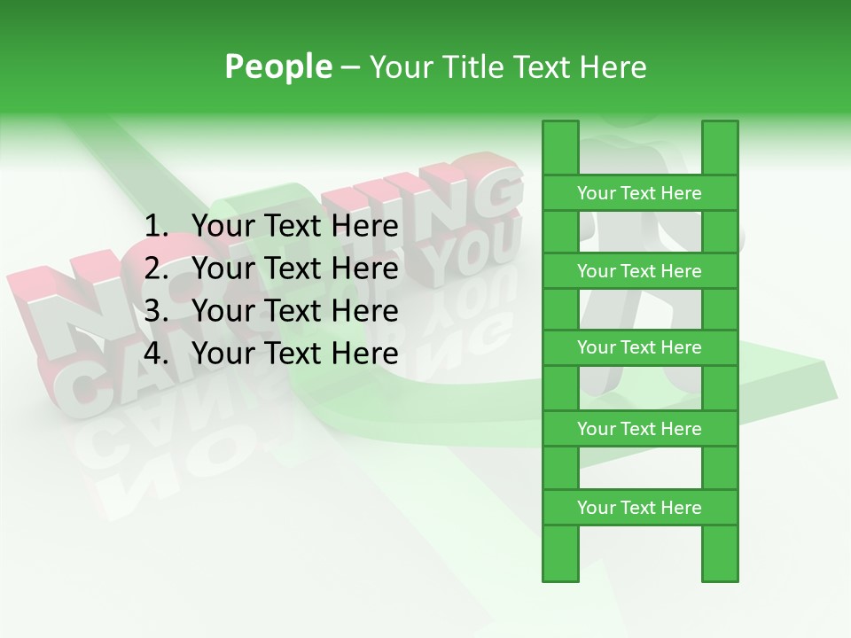 Persevere Steadfast Ascending PowerPoint Template
