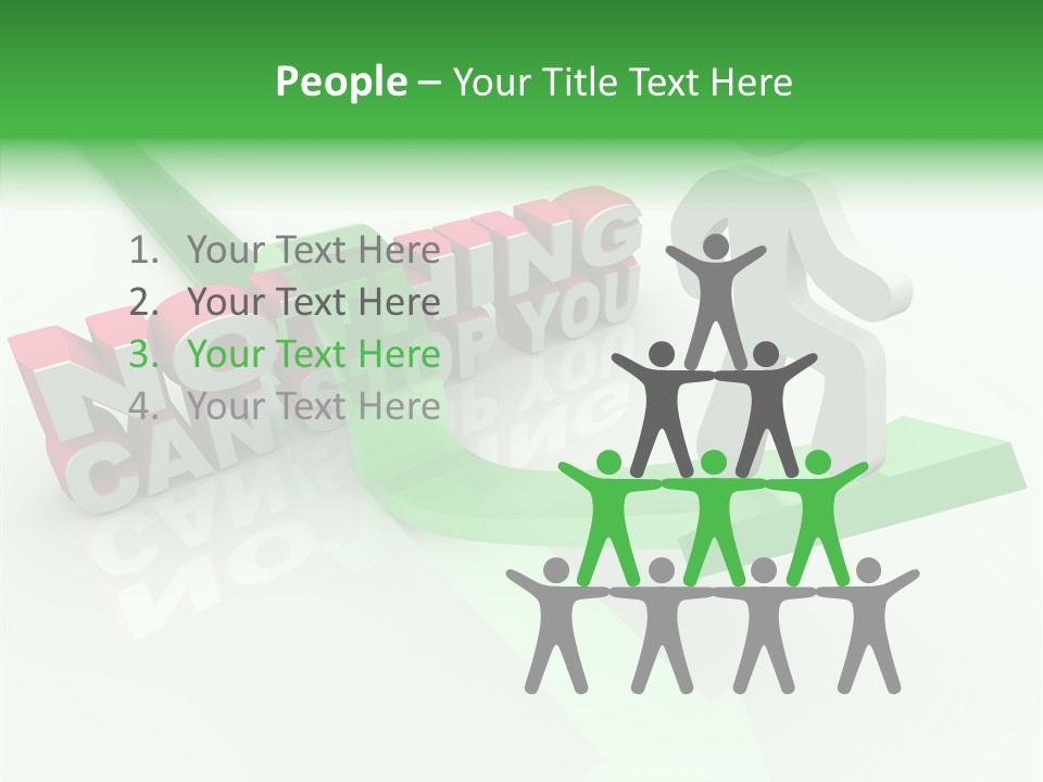 Persevere Steadfast Ascending PowerPoint Template