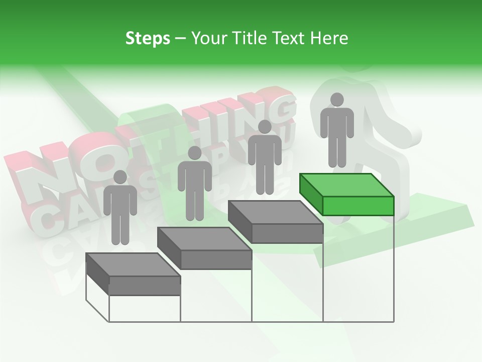 Persevere Steadfast Ascending PowerPoint Template
