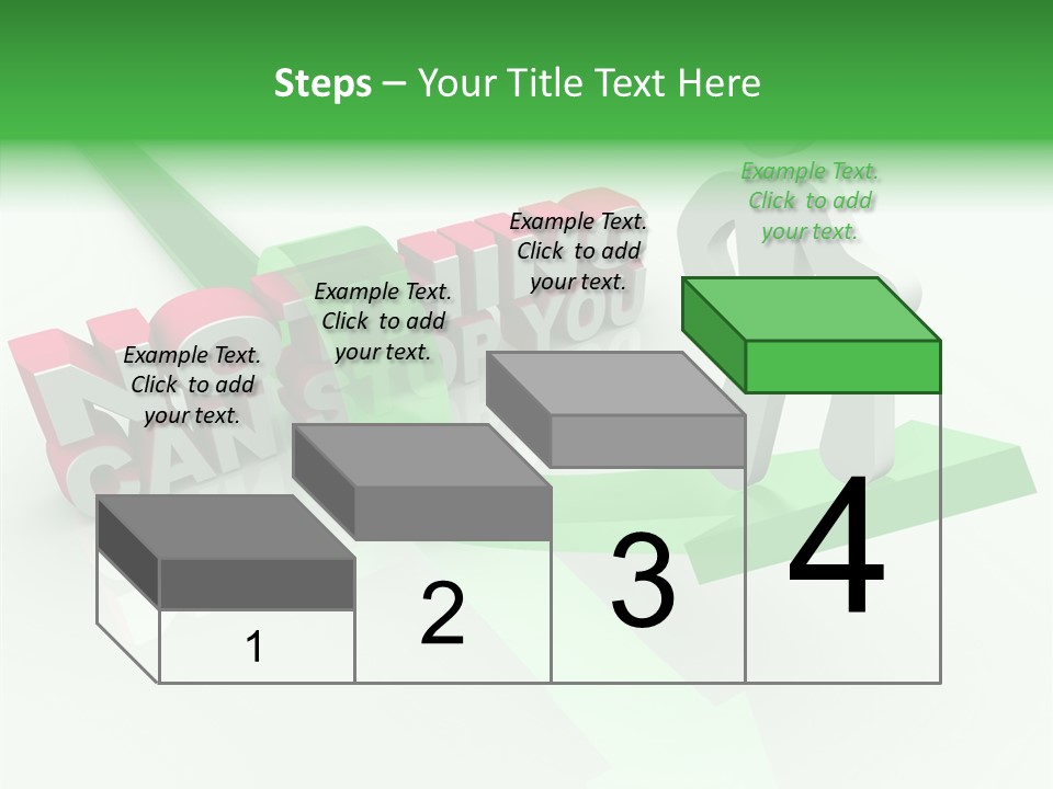 Persevere Steadfast Ascending PowerPoint Template