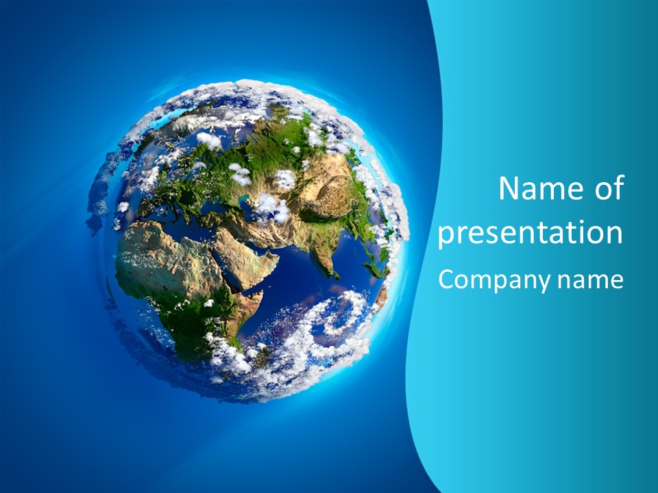 Globe Forests Ozone PowerPoint Template