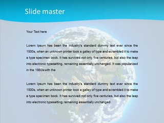 Globe Forests Ozone PowerPoint Template