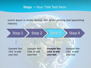 Globe Forests Ozone PowerPoint Template