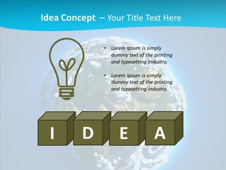 Globe Forests Ozone PowerPoint Template