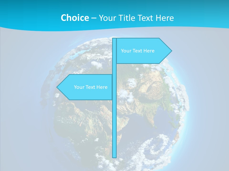 Globe Forests Ozone PowerPoint Template