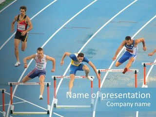 Olympic Metres Long PowerPoint Template