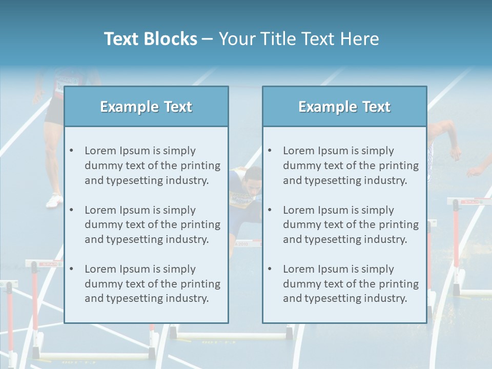 Olympic Metres Long PowerPoint Template