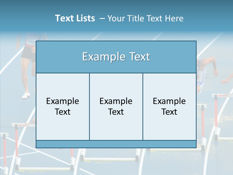 Olympic Metres Long PowerPoint Template