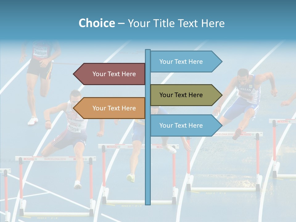 Olympic Metres Long PowerPoint Template