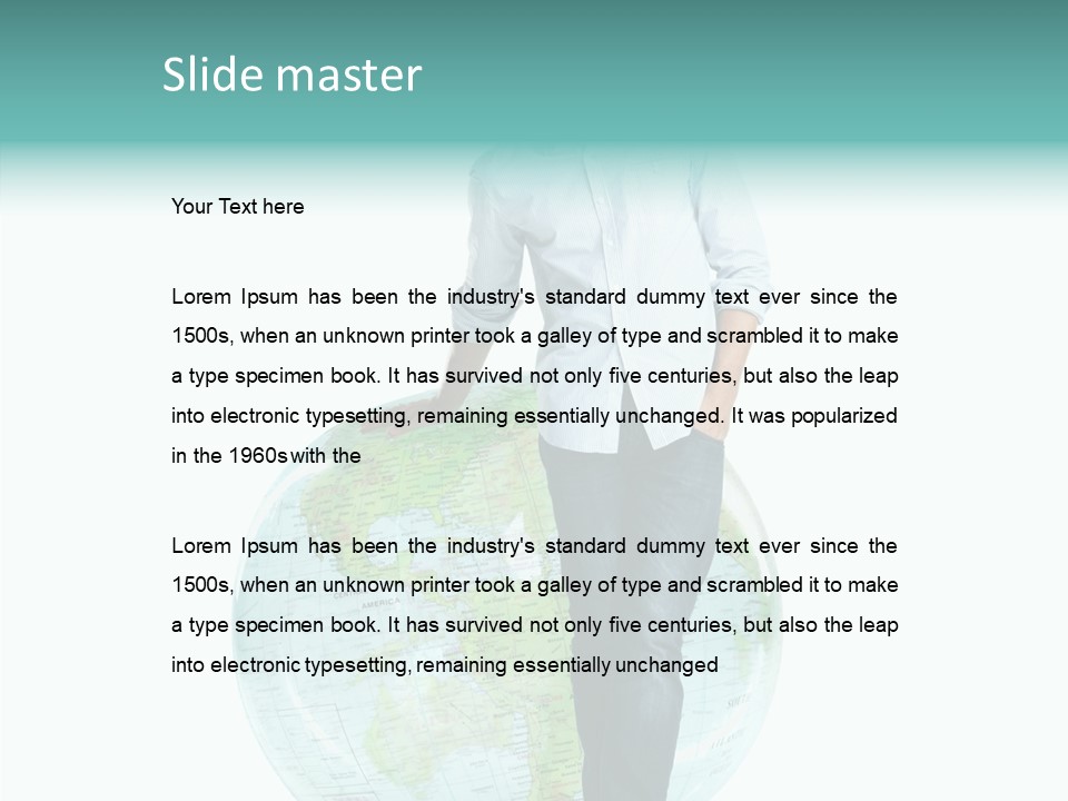 Meeting Teamwork Li Ten PowerPoint Template