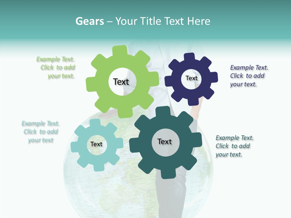 Meeting Teamwork Li Ten PowerPoint Template