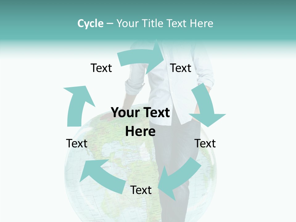 Meeting Teamwork Li Ten PowerPoint Template