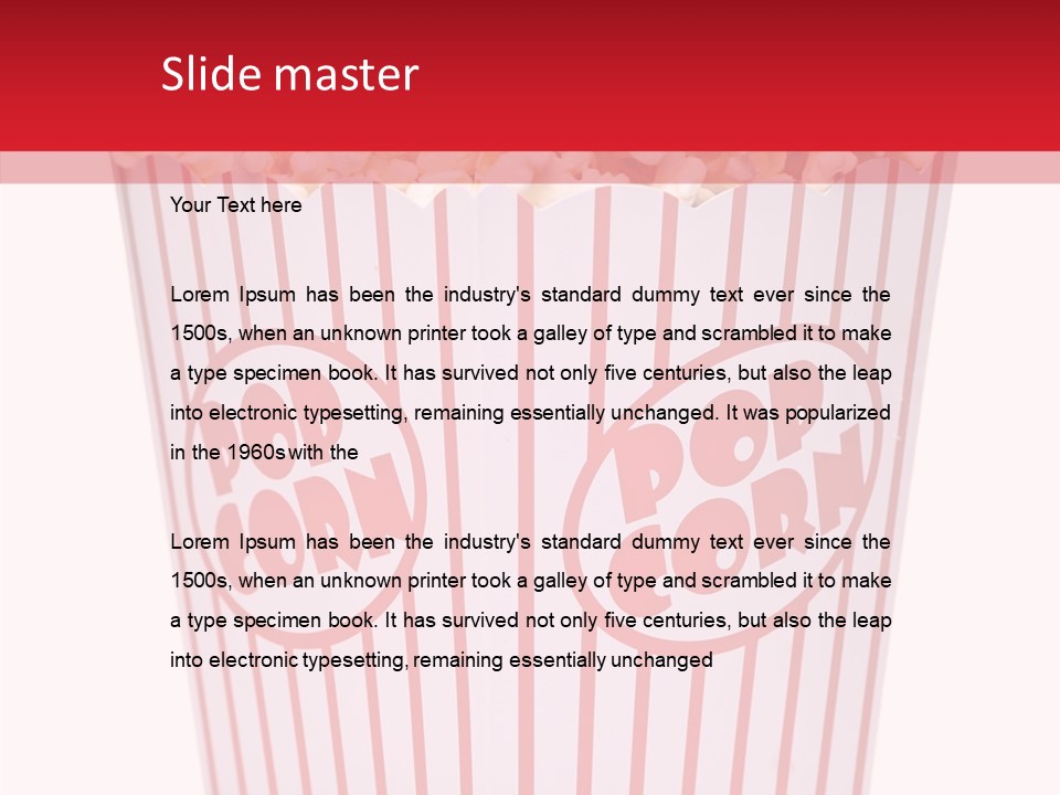 Salty Full Bucket PowerPoint Template