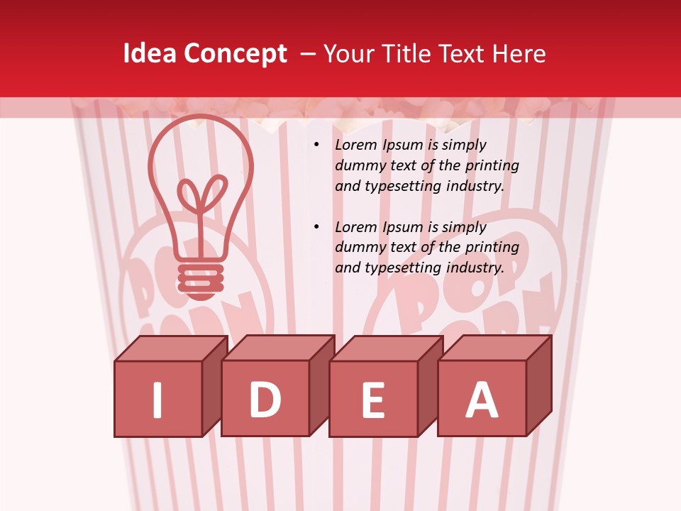 Salty Full Bucket PowerPoint Template