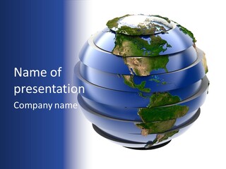 Planet Construction Land PowerPoint Template