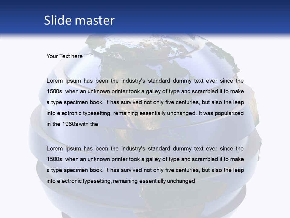 Planet Construction Land PowerPoint Template