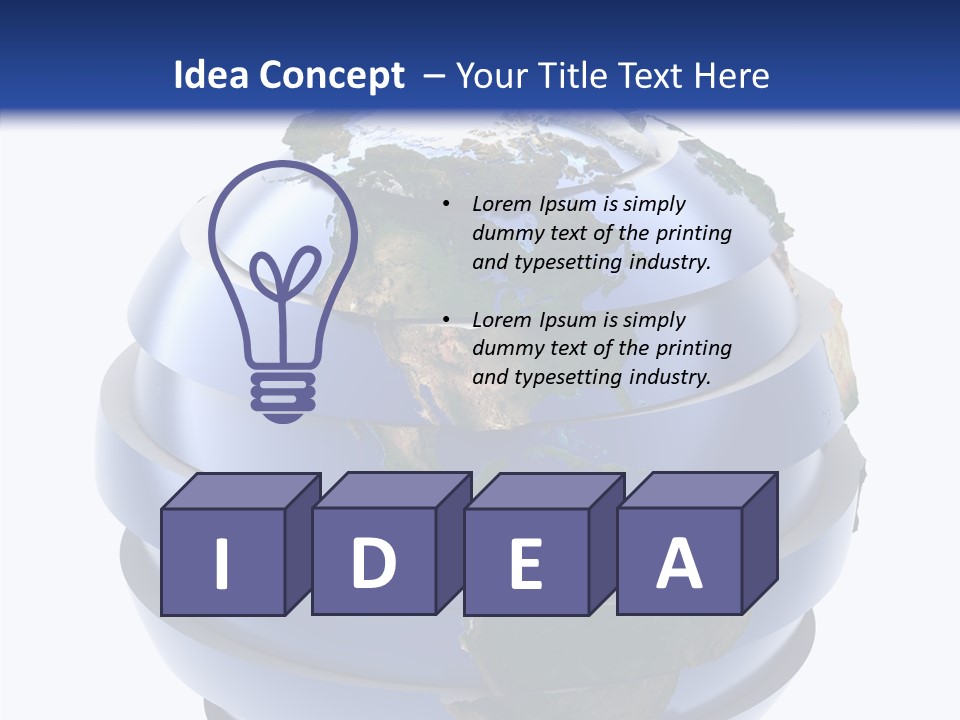 Planet Construction Land PowerPoint Template