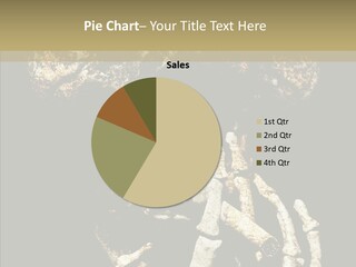 Skeleton Stain Closeup PowerPoint Template