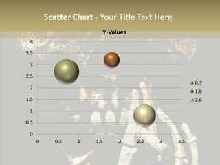 Skeleton Stain Closeup PowerPoint Template