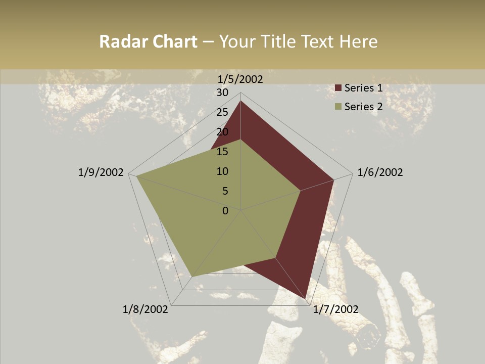 Skeleton Stain Closeup PowerPoint Template