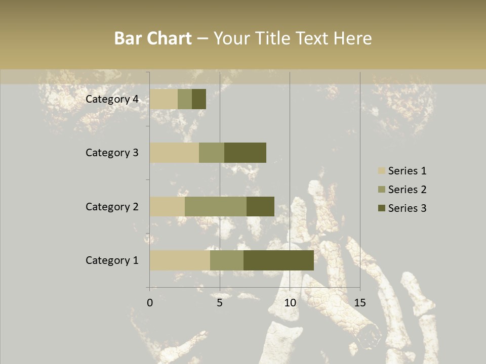 Skeleton Stain Closeup PowerPoint Template