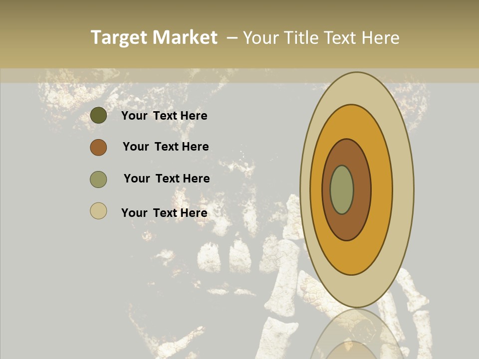 Skeleton Stain Closeup PowerPoint Template