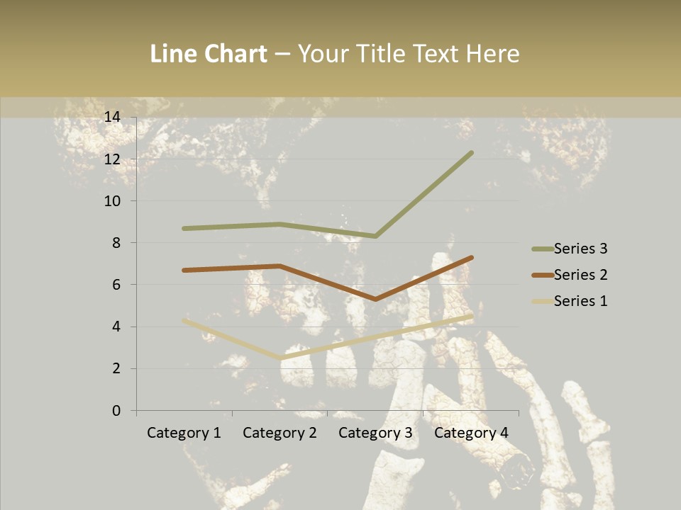Skeleton Stain Closeup PowerPoint Template