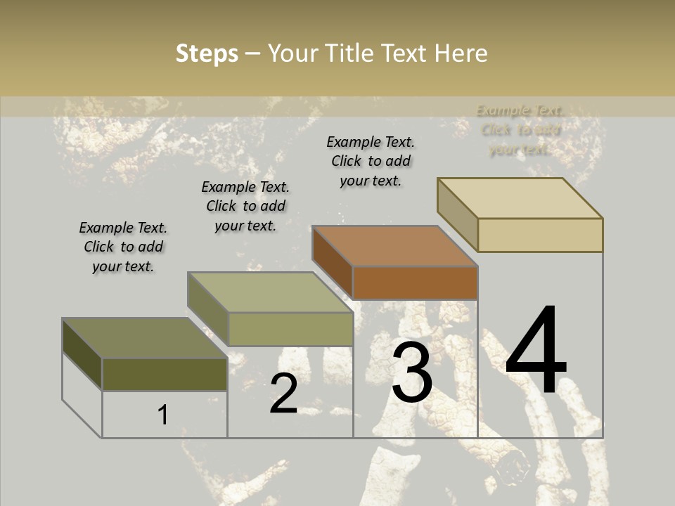 Skeleton Stain Closeup PowerPoint Template