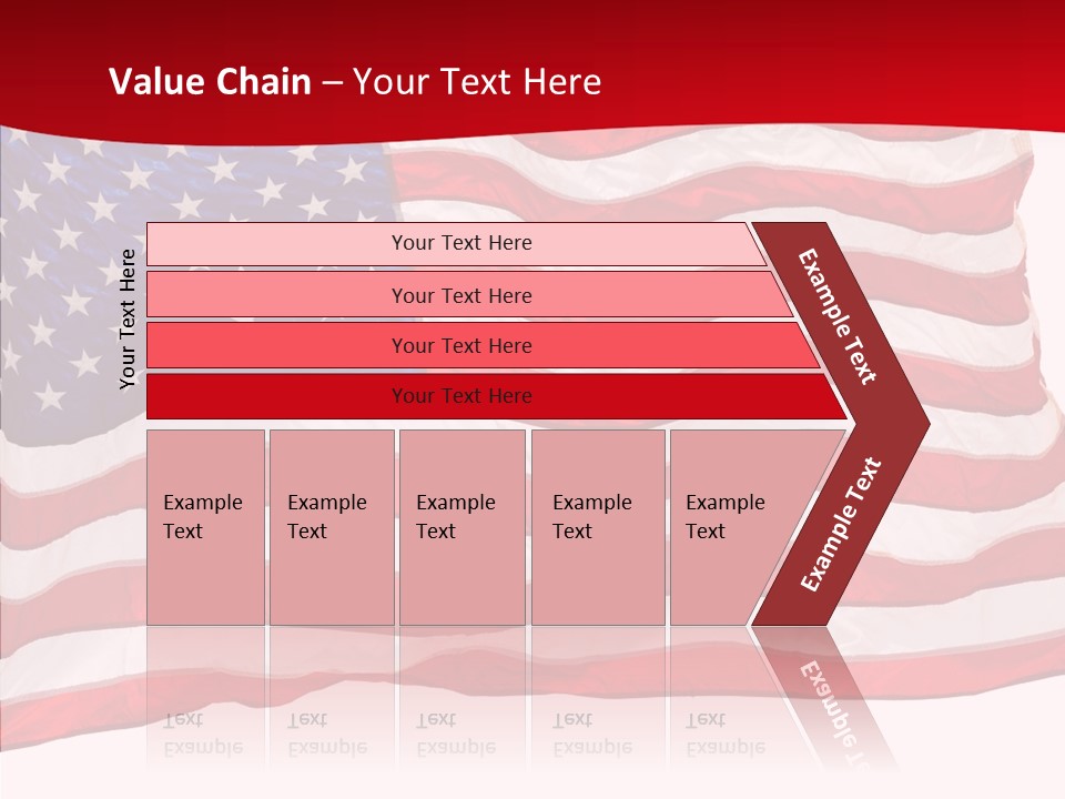 White Glory Usa PowerPoint Template