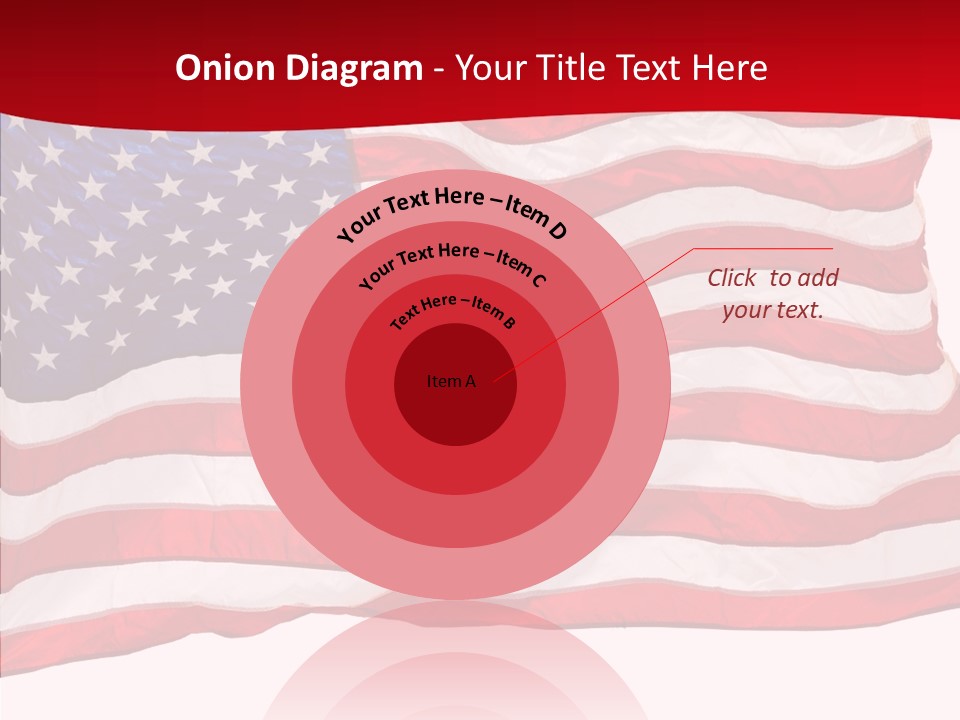 White Glory Usa PowerPoint Template