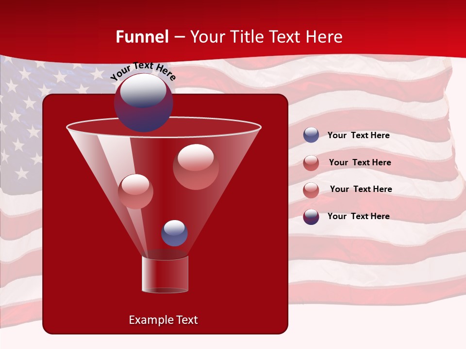 White Glory Usa PowerPoint Template