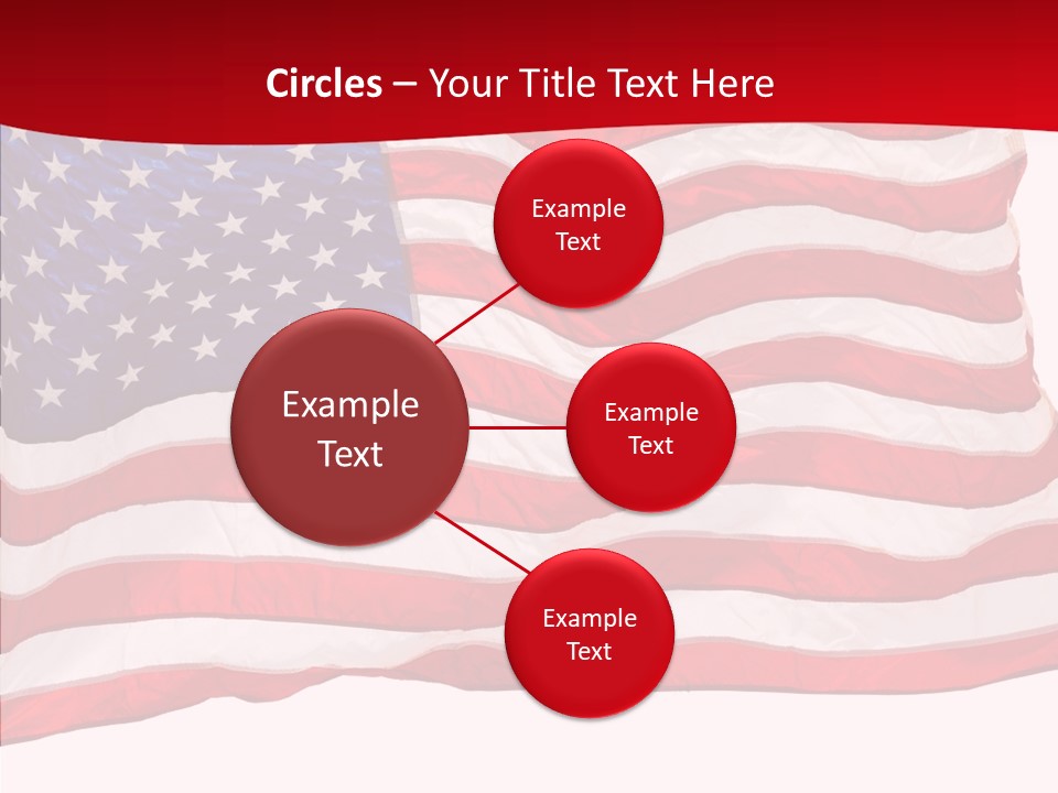 White Glory Usa PowerPoint Template