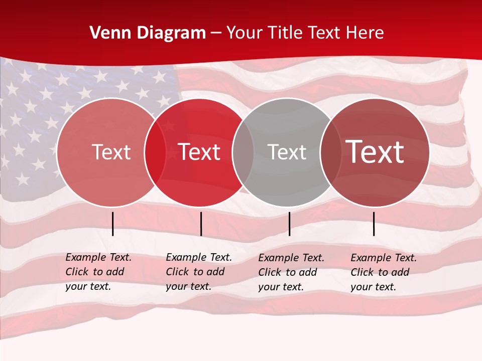 White Glory Usa PowerPoint Template