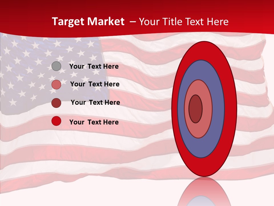 White Glory Usa PowerPoint Template