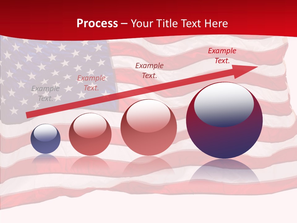 White Glory Usa PowerPoint Template