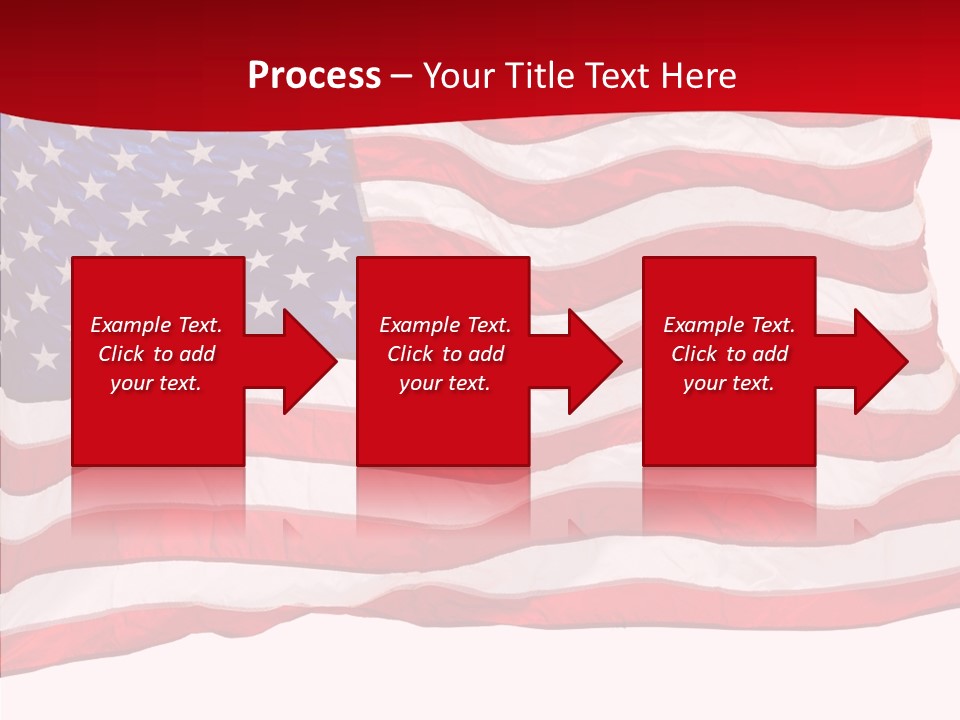 White Glory Usa PowerPoint Template