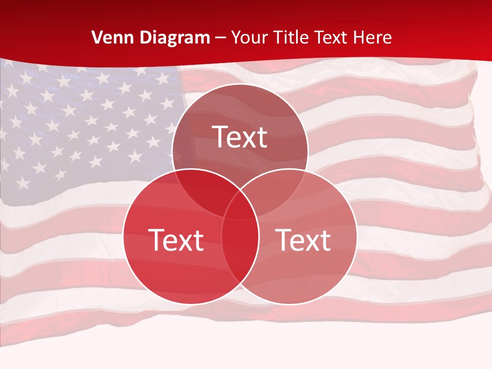 White Glory Usa PowerPoint Template