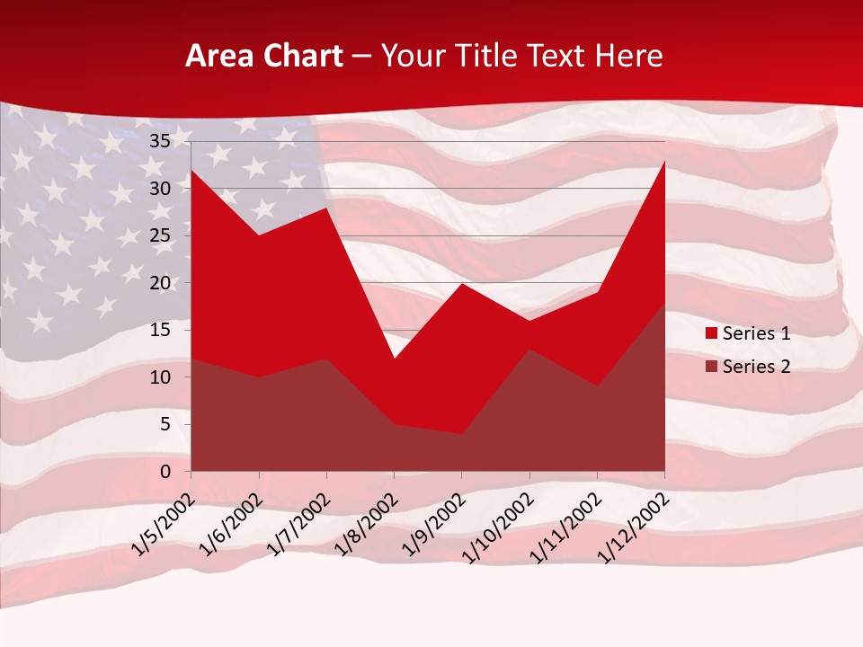 White Glory Usa PowerPoint Template