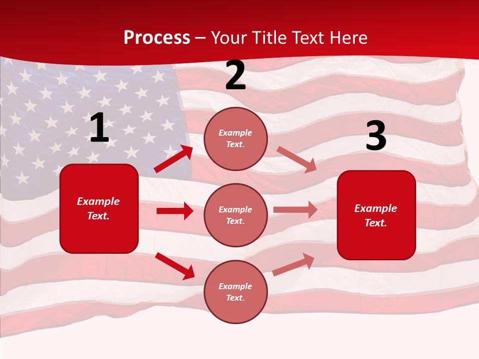 White Glory Usa PowerPoint Template