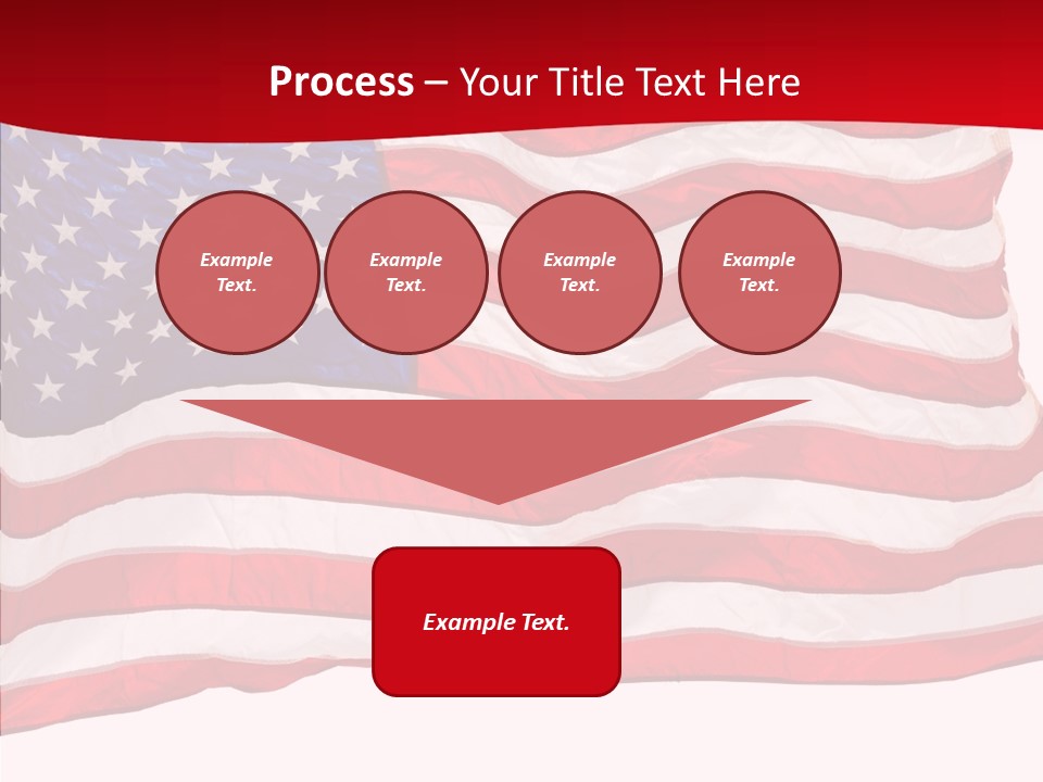 White Glory Usa PowerPoint Template