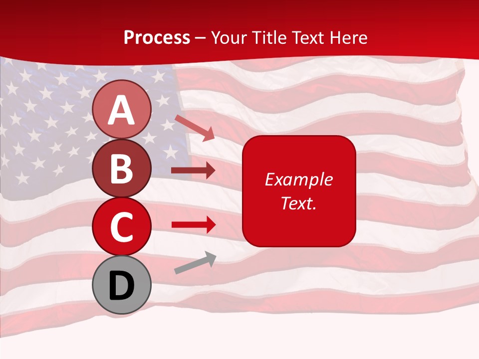 White Glory Usa PowerPoint Template