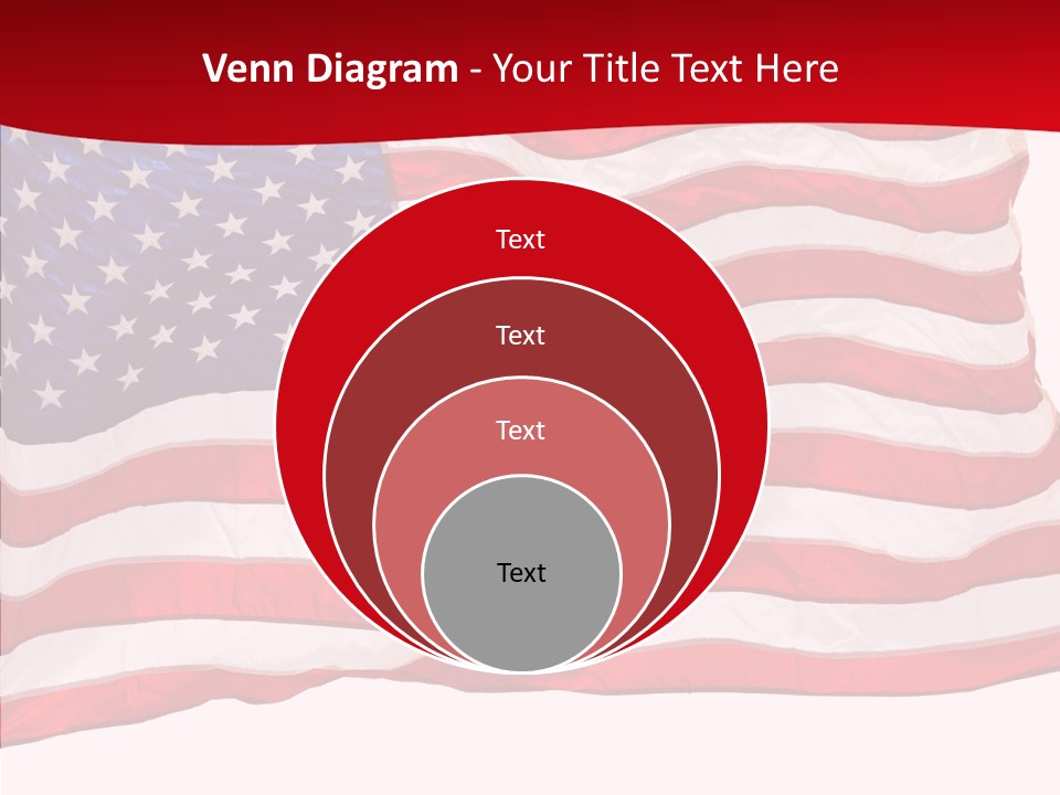 White Glory Usa PowerPoint Template