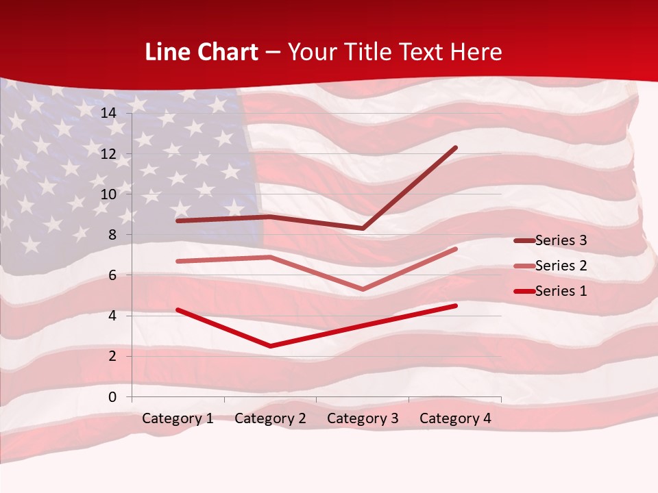 White Glory Usa PowerPoint Template