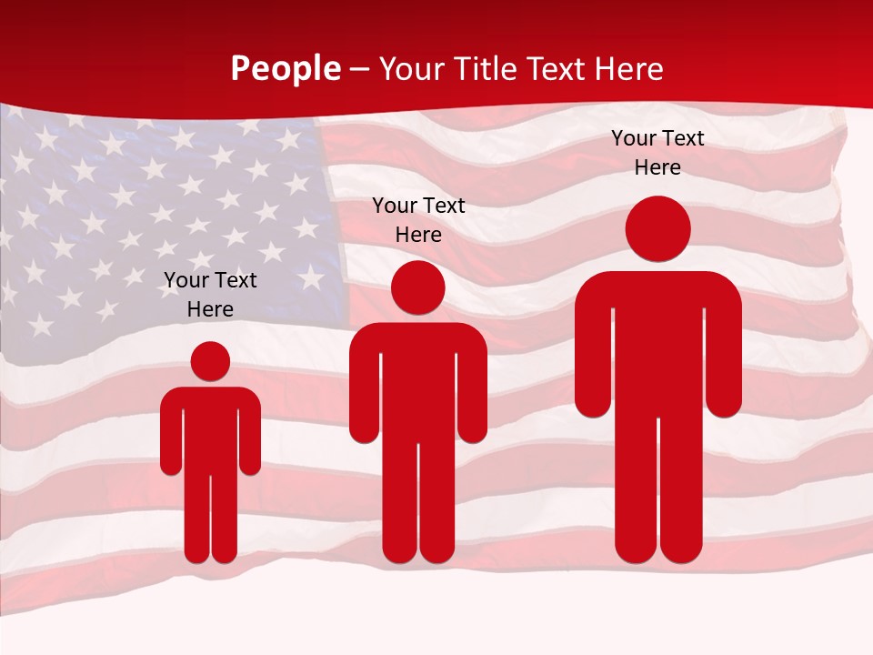 White Glory Usa PowerPoint Template