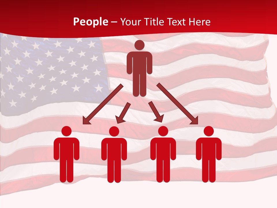 White Glory Usa PowerPoint Template