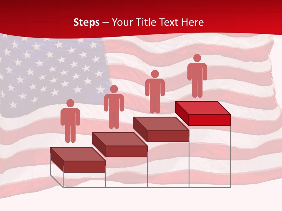 White Glory Usa PowerPoint Template