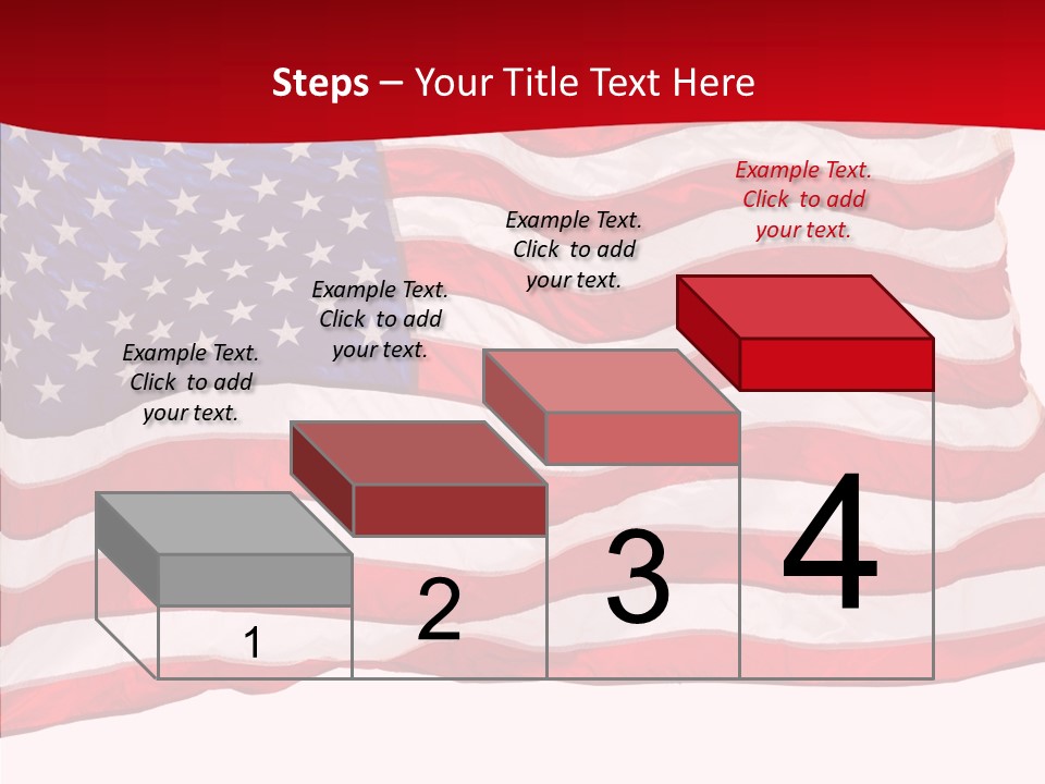 White Glory Usa PowerPoint Template