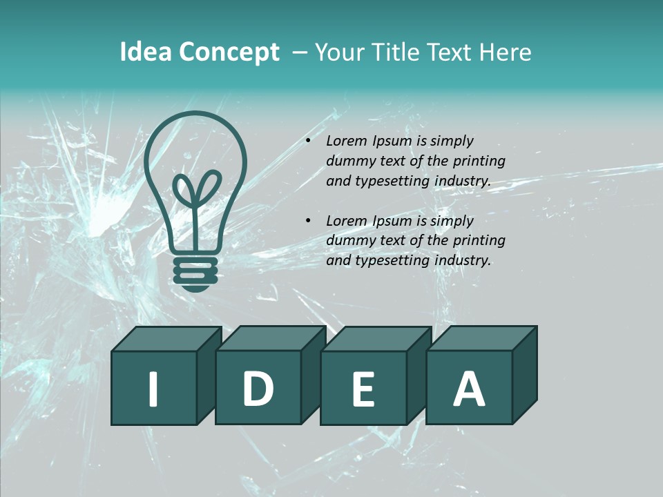 Photography Accidents Abstract PowerPoint Template