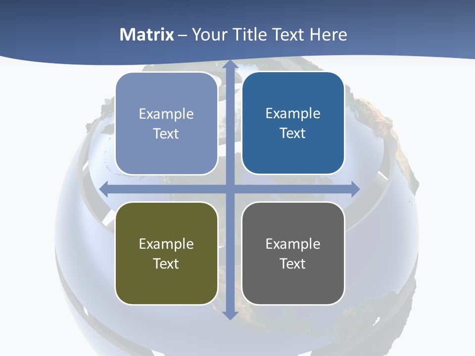 Planet Continent East PowerPoint Template