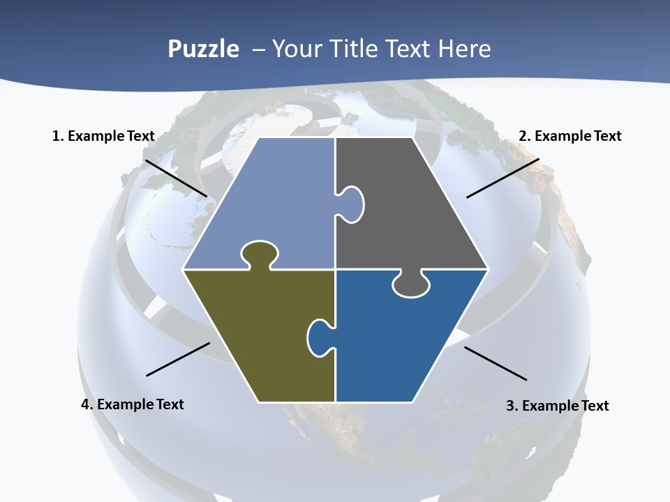 Planet Continent East PowerPoint Template